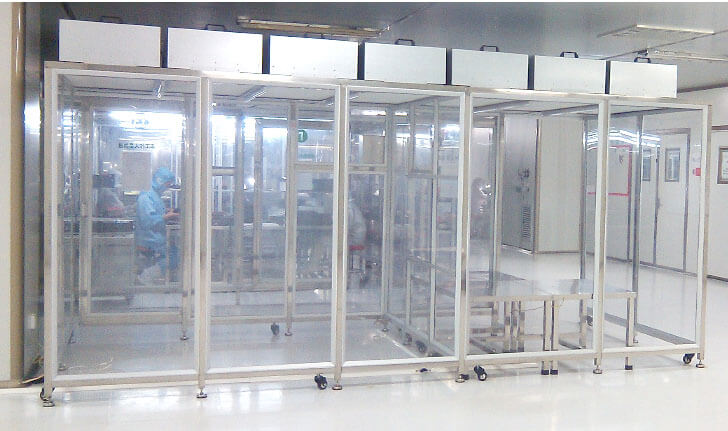 百級不銹鋼潔凈棚效果圖