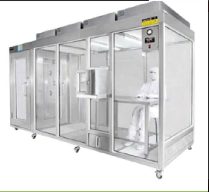 萬級(jí)鋼化玻璃潔凈棚效果圖